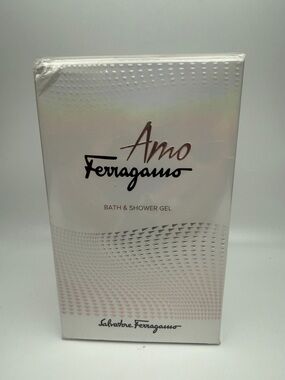 Salvatore Ferragamo Amo Bath & Shower Gel White